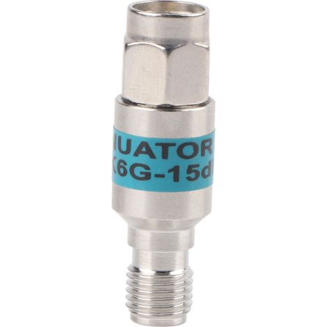 Atténuateur coaxial RF SMA-JK mâle vers femelle 2W 6GHz 50Ω 1-30dB (15dB) (1/5)