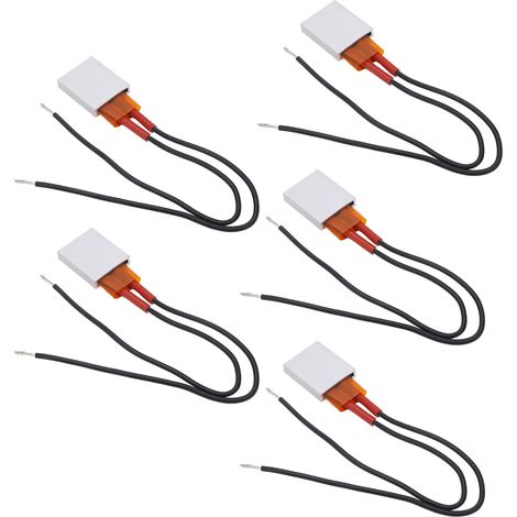 5 Pièces Plaque Chauffante PTC en Aluminium, Élément Chauffant à Température Régulée 220V 100°C pour Outils (1/5)