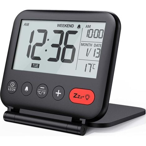 Réveil électronique Horloge de voyage minimaliste portable (1/5)