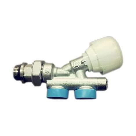 Giacomini – Robinet radiateur monotube à plongeur horizontal 16 cm – Entraxe 3,5 cm – Contrôle précis du flux d'eau pour chauffage central