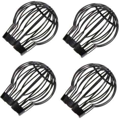 Couvercle de drain anti-bouchon en plastique – Lot de 4 filtres mailles pour évier, siphon de sol, gouttière et bain (1/5)