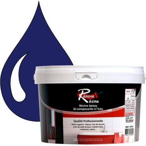 Peinture Résine - RAL 5005 - Bleu de sécurité - 0,5L - Brillant - Multisupports (1/4)
