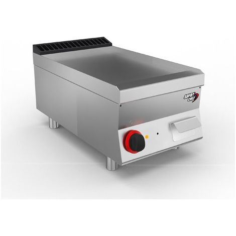 SOFRACHEF - Top plancha électrique - L 400 mm - AISI 430 lisse - Sofraca