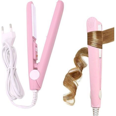 2-in-1 Hair Straightener, Short Hair Straightener, Mini Hair Straightener, Mini Ceramic Hair Straightener, Automatic Curling Iron, Mini Curling Iron