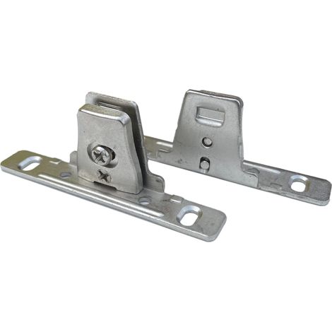 Supports de fixation pour façades de tiroirs de cuisine Fgv compatibles avec Howdens, B&Q, Wren, etc. (1/3)