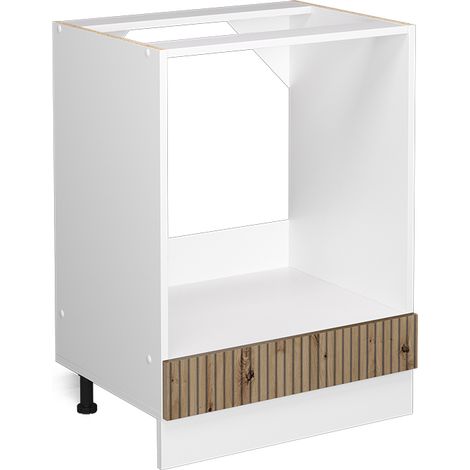 Herdumbauschrank R-Line, Artisan-Eiche, 60 cm ohne Arbeitsplatte, Vicco