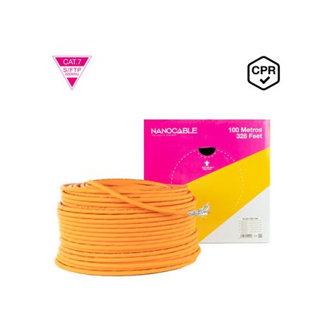 Kabel S/ftp Cat7 Rigid Cu Lszh Dca (100m) Nanokabel 10.20.1700-100 (1/2)