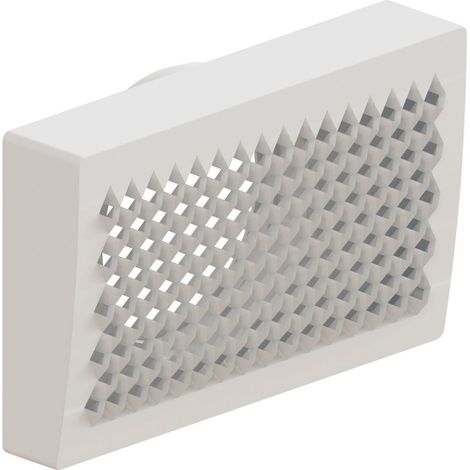 Zehnder Renovationsventil ComfoGrid, Abluft DN90, 180x112mm, weiß, Polymer