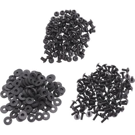 100 vis Chicago Tek Lok avec rondelles pour étui Kydex gaine bricolage (1/5)