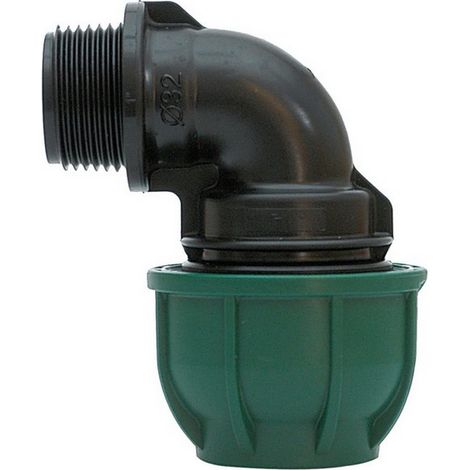 20PZ RACCORDO A COMPRESSIONE PN10 GOMITO 90° F/M mis. 16x1/2