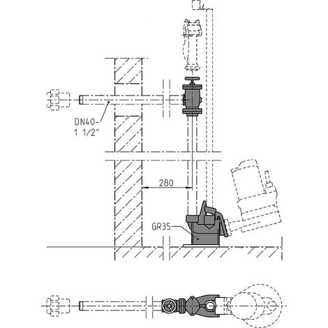 Jung Pumpen Armaturen DN 40 MC, JP48923