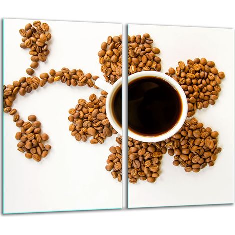 Tabla de cortar de vidrio 2x 30x52 café (1/5)