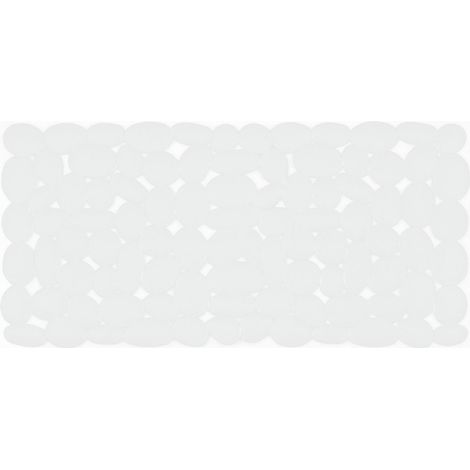 Tapis antidérapant blanc pour baignoire, Marathon (1/2)