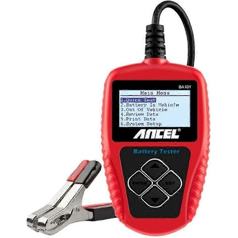 BA101 12V Autobatterietester/Analysator, Kfz-Batterielasttester 100-2000CCA Ladeschaltung l-JXLGV (1/5)