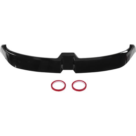 Heckspoiler aus glänzend schwarzem ABS, selbstklebender Heckspoiler für MK6 2018-2020 (1/5)