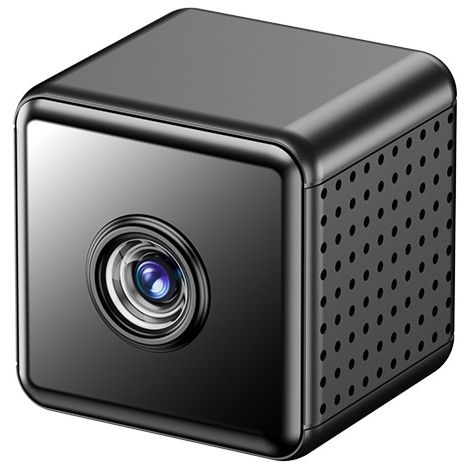 Mini caméra de surveillance à distance WiFi, vision nocturne infrarouge, usage domestique, aucun câblage requis. (1/3)