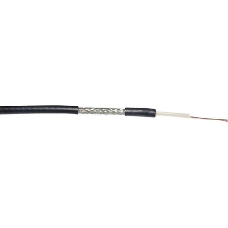 VOKA Kabelwerk 304660-87-100 Cavo coassiale Diam. est.: 2.67 mm RG174 A/U 50 Ω Nero 100 m (1/2)