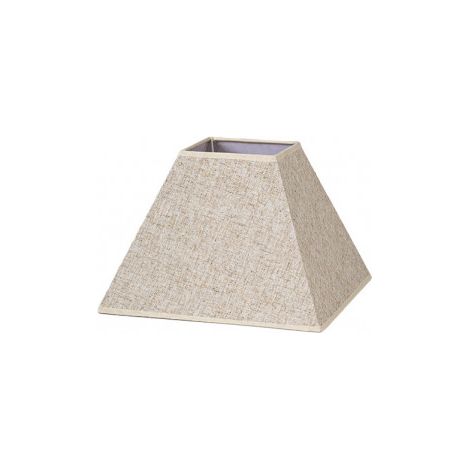 Paralume Piramide Tenorio E27 beige lino 25dx11dx18h