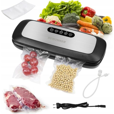 Selladora al vacío de alimentos con nueva tecnología para alimentos húmedos y secos + 20 bolsas (1/5)