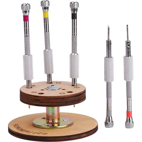 Ensemble de tournevis de précision, kit d'outils de réparation pour bijoux, lunettes et montres (1 ensemble) (1/5)