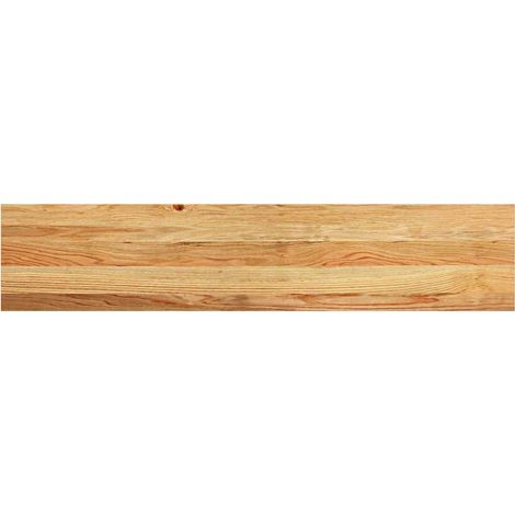Marches d'escalier 2 pcs，Tapis d'escalier marron clair 120x30x2 cm chêne massif CFW873401 (1/5)