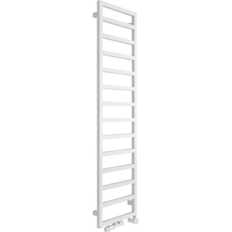 Radiateur de salle de bain GIANLUCA 400x1590mm, blanc mat (1/4)