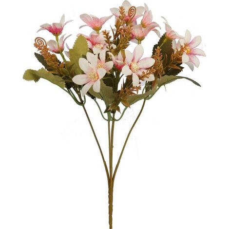 Bouquet con cinque rametti di piccoli fiori, di colore rosa chiaro. (1/4)