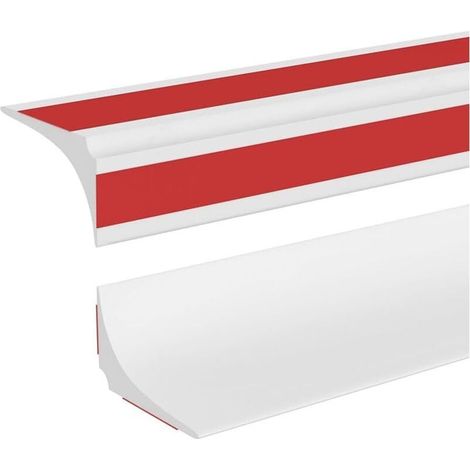 2M Bande d'étanchéité Silicone Pliable Barrage d'eau Seuil de Douche Joint Douche Barriere de Douche Retenue d'eau Anti Débordement pour Salle de Bain Evier , Blanc (Deux Côtés Adhésifs) (1/5)