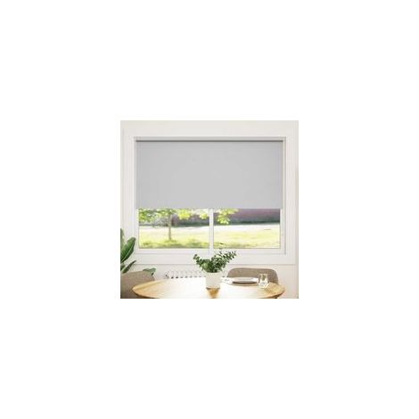 Store occultant à enrouleur 164,4 x 175 cm, largeur du tissu 160 cm, gris - Crezuo (1/4)