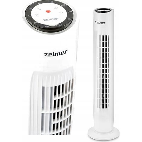 Ventilatore a colonna Zelmer ZTW1500M bianco compatto (1/5)