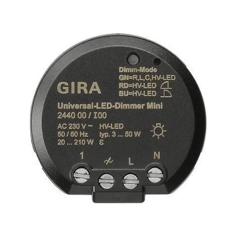 Gira S3000 Uni-LED-Dimmer Mini Elektronik [244000], 2440 00 (1/5)
