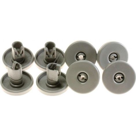 LOT DE 8 ROULETTES PANIER INFERIEUR AEG FAURE ELECTROLUX -50286965004 Electrolux