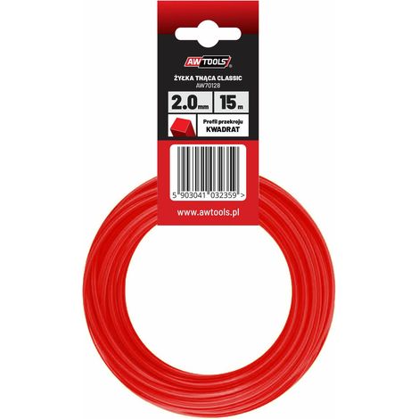 Awtools żyłka tnąca classic 1,6x15m / kwadrat