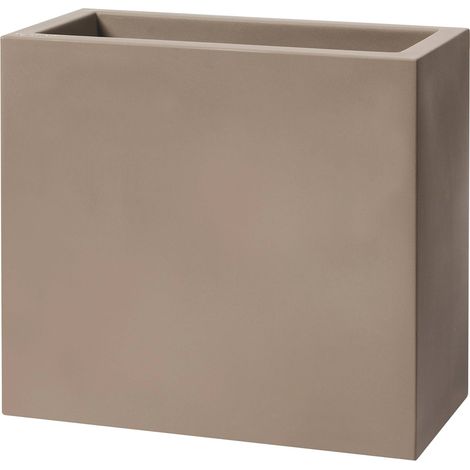 Vaso 79x39x70 cm in Polietilene Schio Tower 80 Cappuccino (1/2)