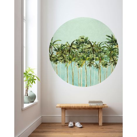 Komar Coconut Trees 125 x 125 cm, Stickers pour les murs D1-093 (1/2)