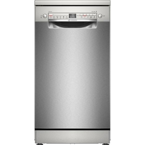 BOSCH SPS2HKI55E Serie 2 Lavastoviglie a libera installazione 45 cm 10 coperti Wifi Acciaio spazzolato anti-impronta Classe D