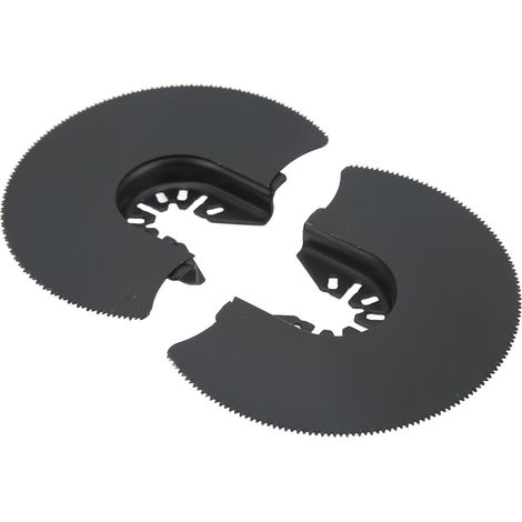 Lot de 10 lames de scie semi-circulaires de 88 mm en acier à haute teneur en carbone, revêtues et résistantes à l'usure, pour outils multifonctions et scies oscillantes. (1/5)