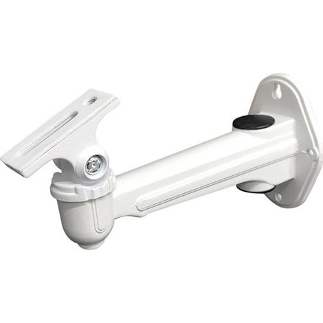 360° verstellbare Kamerahalterung aus weißer Aluminiumlegierung, Wandhalterung für Sicherheitskameras im Innen- und Außenbereich mit Zubehör (1/5)