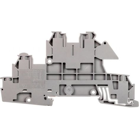 Conector de barra colectora de 5 hilos, 4 mm², gris/amarillo-verde, UTI 2.5-PE/L/N 3076030