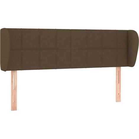 Maison Exclusive - Kopfteil mit Ohren Dunkelbraun 147x23x78/88 cm (1/5)