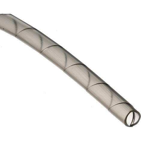 Gaine de câble spiralée RS PRO, Ø 6mm 8mm, en Polyéthylène ( Prix pour Bobine de 3 Mètres )