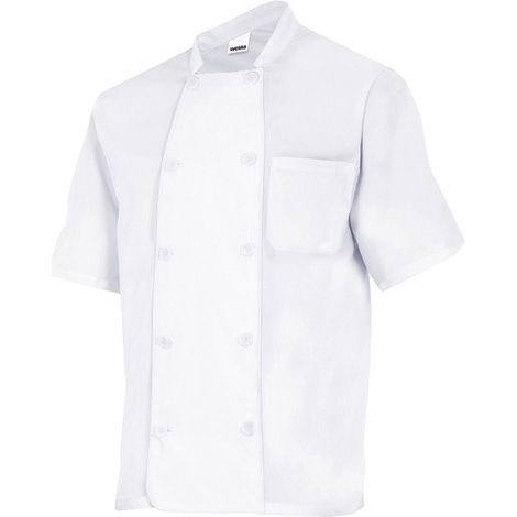 Chaqueta De Cocina Manga Corta Blanco 64