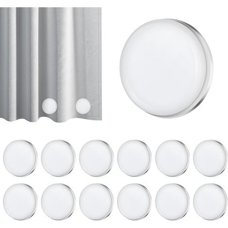 Poids pour rideau de douche avec revêtement en silicone