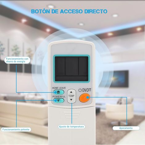 Télécommande pour climatiseur Daikin, ARC433A1, ARC433B70, ARC433A70,ARC433A21,ARC433A46,ARC433A75, avec réponse rapide et longue distance de contrôle (1/4)
