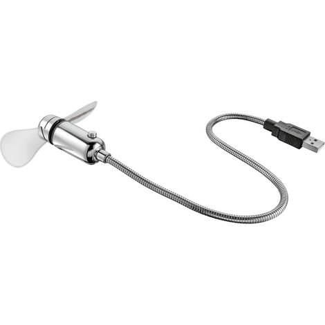 Ventilator Trust flex USB LED Uhr weiche Flügel