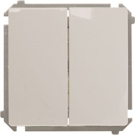 Interrupteur À Bascule Blanc Basic Bmw 5.01/11 - Double - Ce - Interrupteur Blanc - Commande D'éclairage