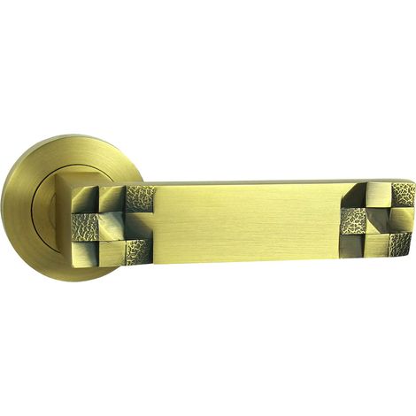 DOMINO Poignée de porte TORO R M3 Matt Poignée Sans rosace Bronze mat (1/5)
