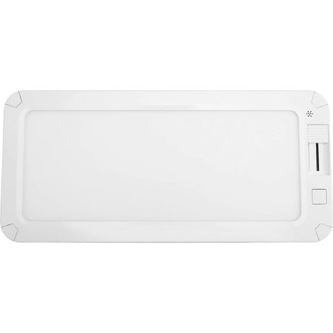 Plafonnier intérieur pour camping-car, camionnette ou camping-car, avec 96 LED, 3 couleurs et intensité variable (12-30 V). (1/5)