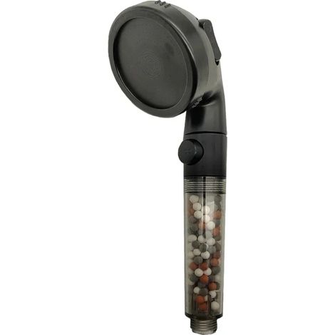 Pommeau de douche E (Nouveau pommeau de douche SPA haute pression 3 fonctions) Économie d'eau Douchette effet pluie Accessoires de salle de bain Filtre à anions (1/5)