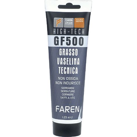GRASSO ALLA VASELINA TECNICA 'GF 500' ml 125 - in tubetto  - FAREN